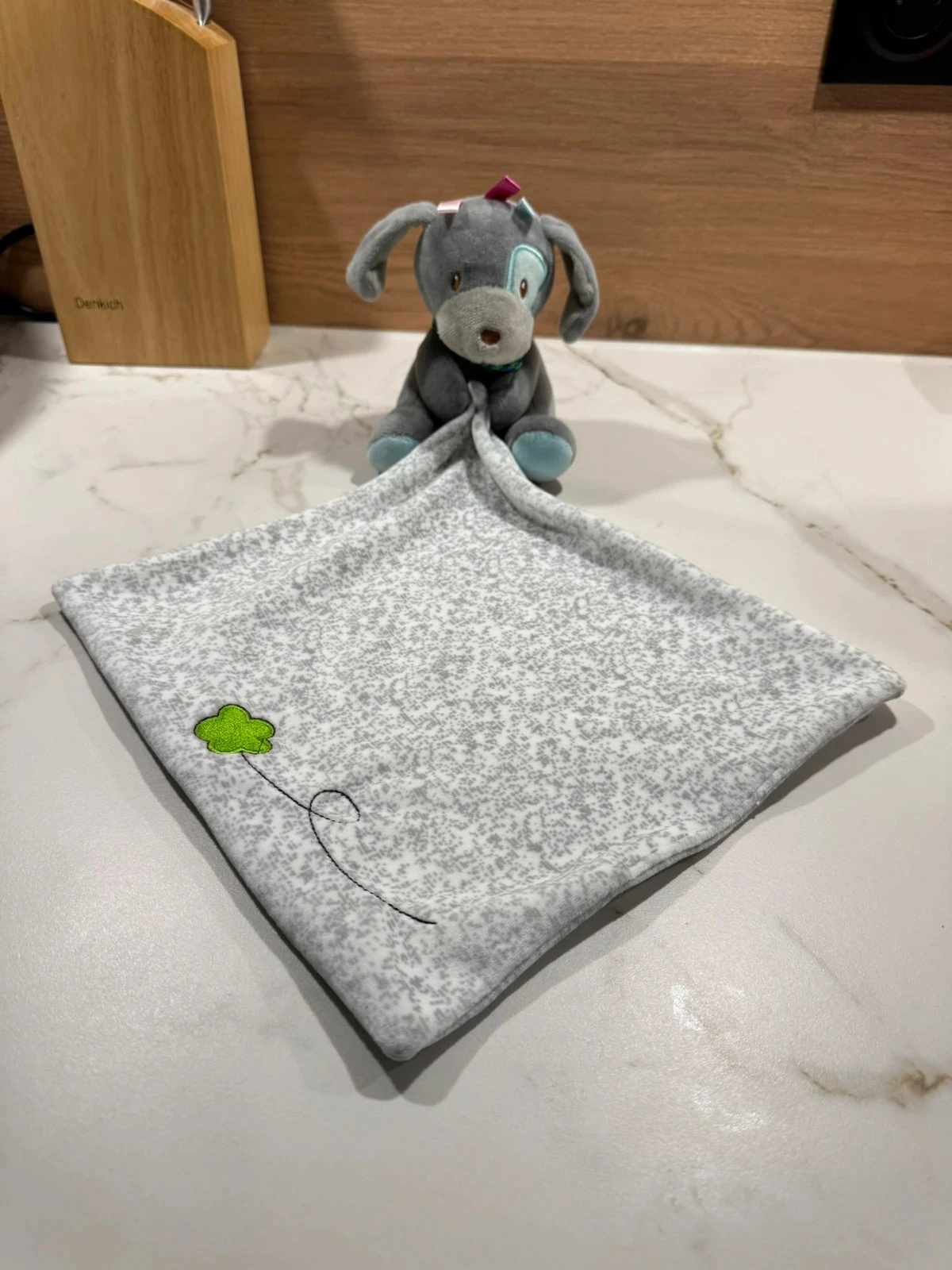 Doudou Aipinqi état neuf bébé garçon fille chien gris